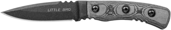 tops tplbro01 brk little bro black full tang