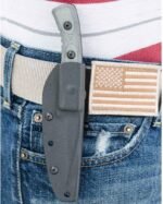tops tplbro01 brk little bro black full tang