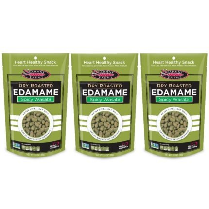 Seapoint Farms Dry Roasted Edamame Wasabi, 3.5 Oz