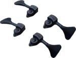 hipshot ultralite bass tuner set 4 black tuners 3/8