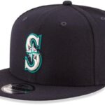 New Era Seattle Mariners Navy Snapback Hat, One Size