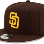 New Era Men's Classic Snapback Baseball Cap, Brown