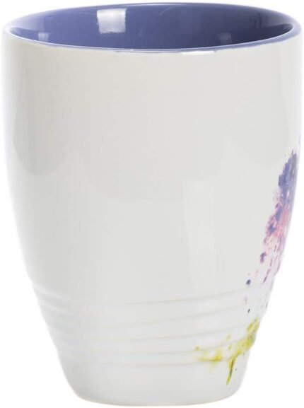 demdaco kaleidoscope butterfly stoneware mug