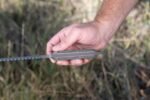 tops knives m4x punisher fixed blad knife gray
