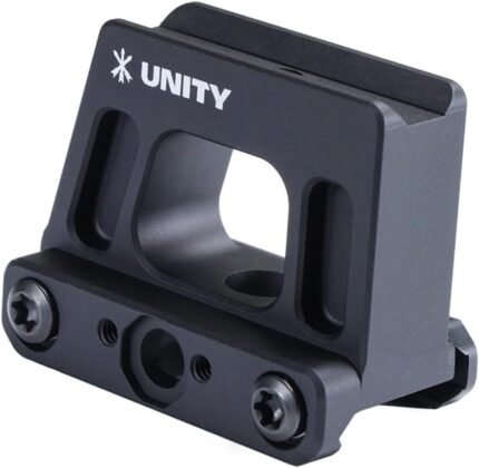 unity tactical fast micro prism mount anodized black