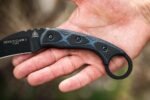 tops devils claw 2 fixed blade knife black g10