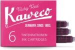kaweco ink cartidges ruby red