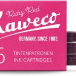 kaweco ink cartidges ruby red