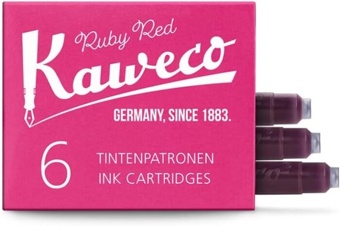 kaweco ink cartidges ruby red