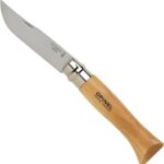 Opinel No.09 Stainless Steel Knife, Beechwood