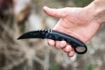 tops devils claw 2 fixed blade knife black g10