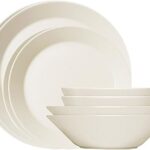 litala teema 16 piece dinnerware set white