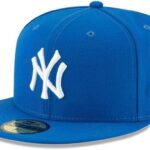 New Era York Yankees Basic Blue Fitted Cap, 7 1/2