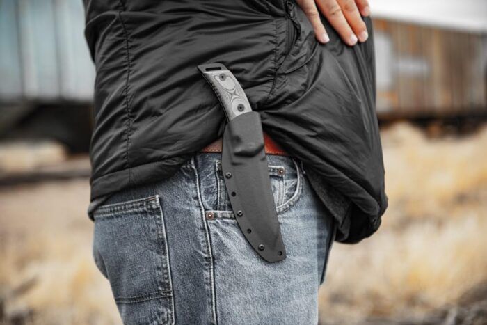 tops knives loner black micarta full tang