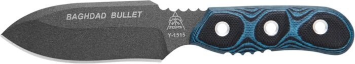 tops knives baghdad bullet tactical gray g10 handle