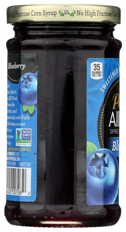polaner all fruit blueberry spread with fiber