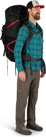 Osprey Aether Plus 100L Men's Backpack, Black, L/XL - Image 9