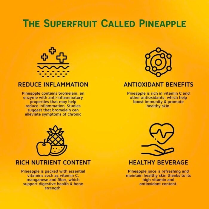 vinut 100% pure pineapple juice