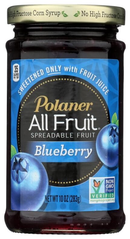 polaner all fruit blueberry spread with fiber