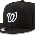 New Era Washington Nationals, White/Black, Snapback