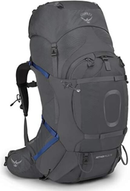 Osprey Aether Plus 70L Backpack, Eclipse Grey, L/XL