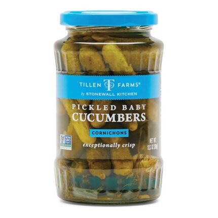 Tillen Farms Pickled Baby Cucumbers, 12.3 Oz