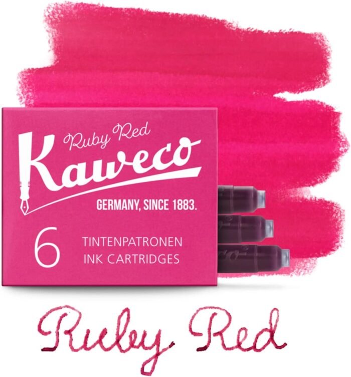 kaweco ink cartidges ruby red