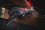tops devils claw 2 fixed blade knife black g10