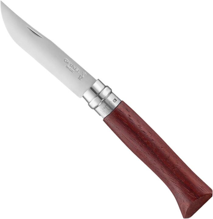 Opinel No.08 Classic Original Stainless Steel Knife, Padouk - Image 1