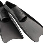 tusa sport full foot snorkel fin black small