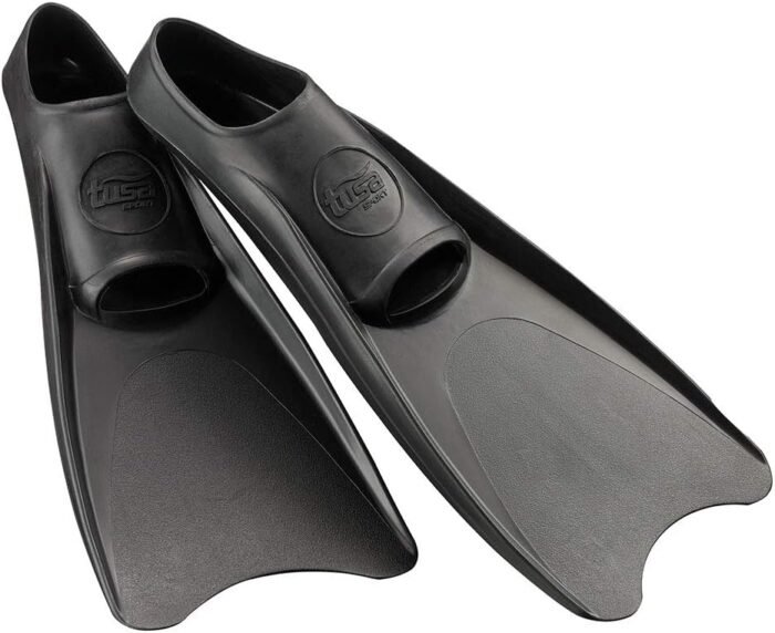 tusa sport full foot snorkel fin black small