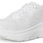 Womens HOKA Clifton 10 Athletic Shoe, White, 9.5