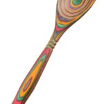 Island Bamboo Pakkawood Corner Spoon, 12"
