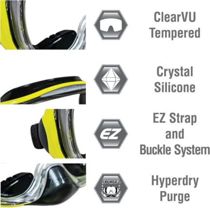 tusa sport adult imprex 3d purge mask flash yellow