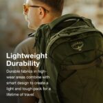 Osprey Farpoint 40L Travel Backpack, Gopher Green - Image 3