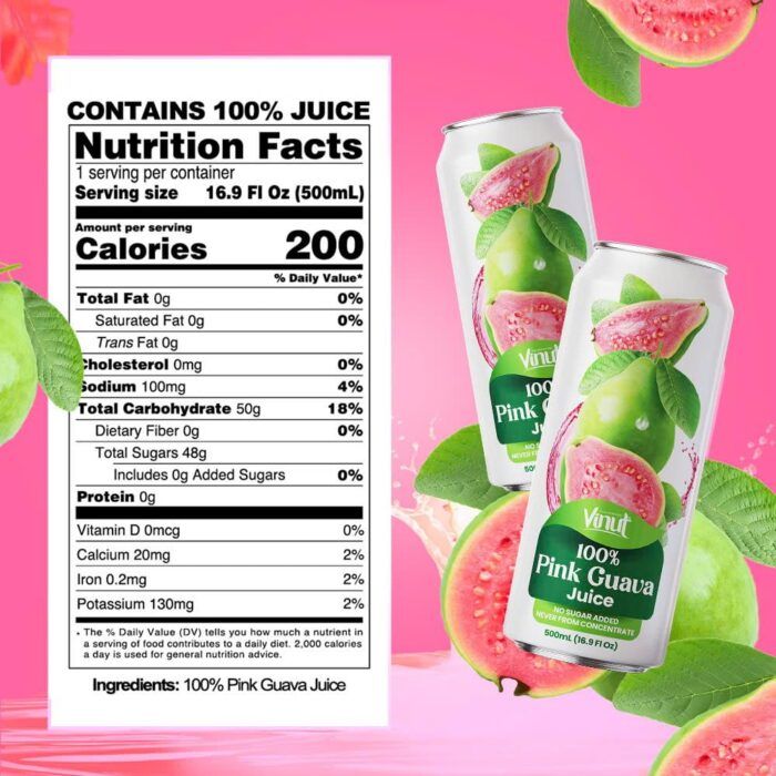 vinut 100% pure guava juice