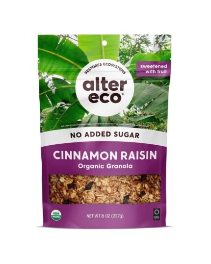 Alter Eco Cinnamon Raisins Organic Granola, 8 Oz