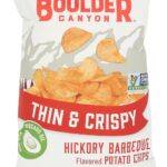 Boulder Canyon Thin & Crispy Hickory BBQ Chips, 6 Oz