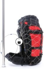 pacsafe 55l backpack & bag protector silver