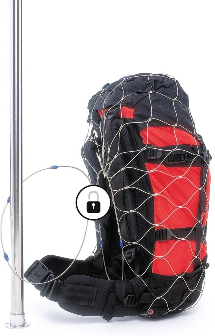 pacsafe 55l backpack & bag protector silver