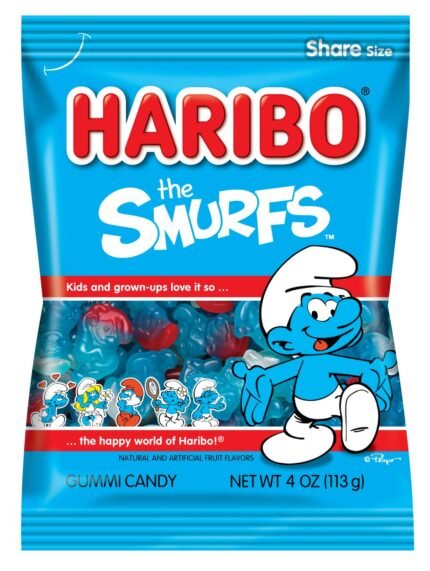 haribo candy the smurfs pack