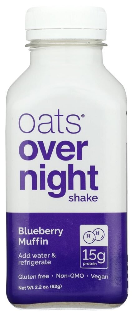oats overnight blueberry muffin shake