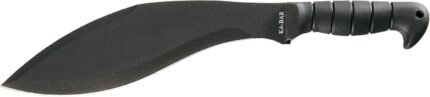 Kukri Machete Knife with 11.5" Black Blade & Sheath