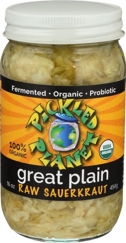 Pickled Planet Organic Raw Sauerkraut, 16 Oz