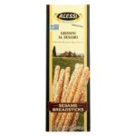 alessi thin sesame breadsticks pack
