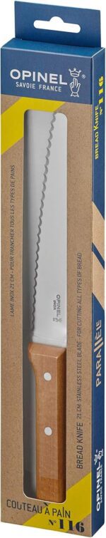 Opinel Parallele Stainless Steel Bread Knife - Image 2