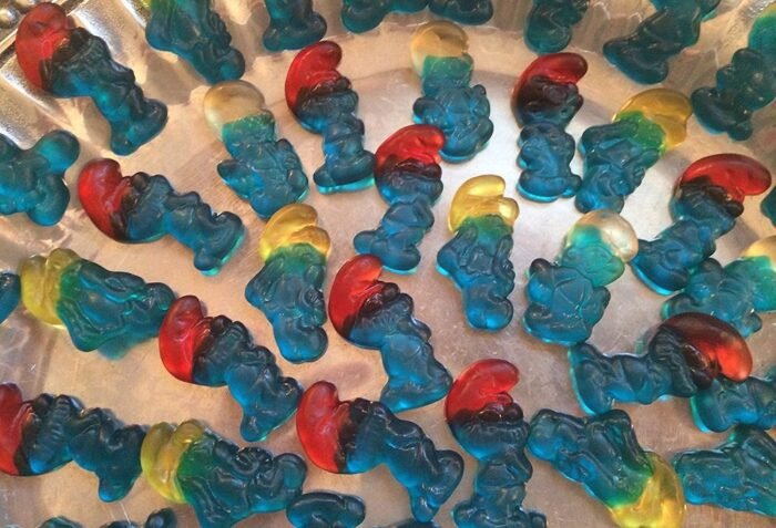 haribo candy the smurfs pack