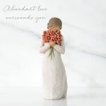 willow tree surrounded by love figurine