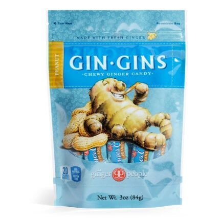 the ginger people chewy candy peanut pack