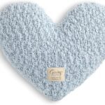 demdaco blueheart throw pillow 11 x 10